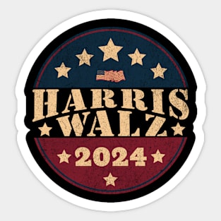 Harris Walz 2024-vintage Sticker